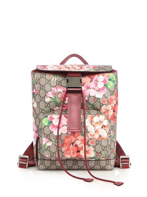 gucci pink floral backpack|gucci mini backpack.